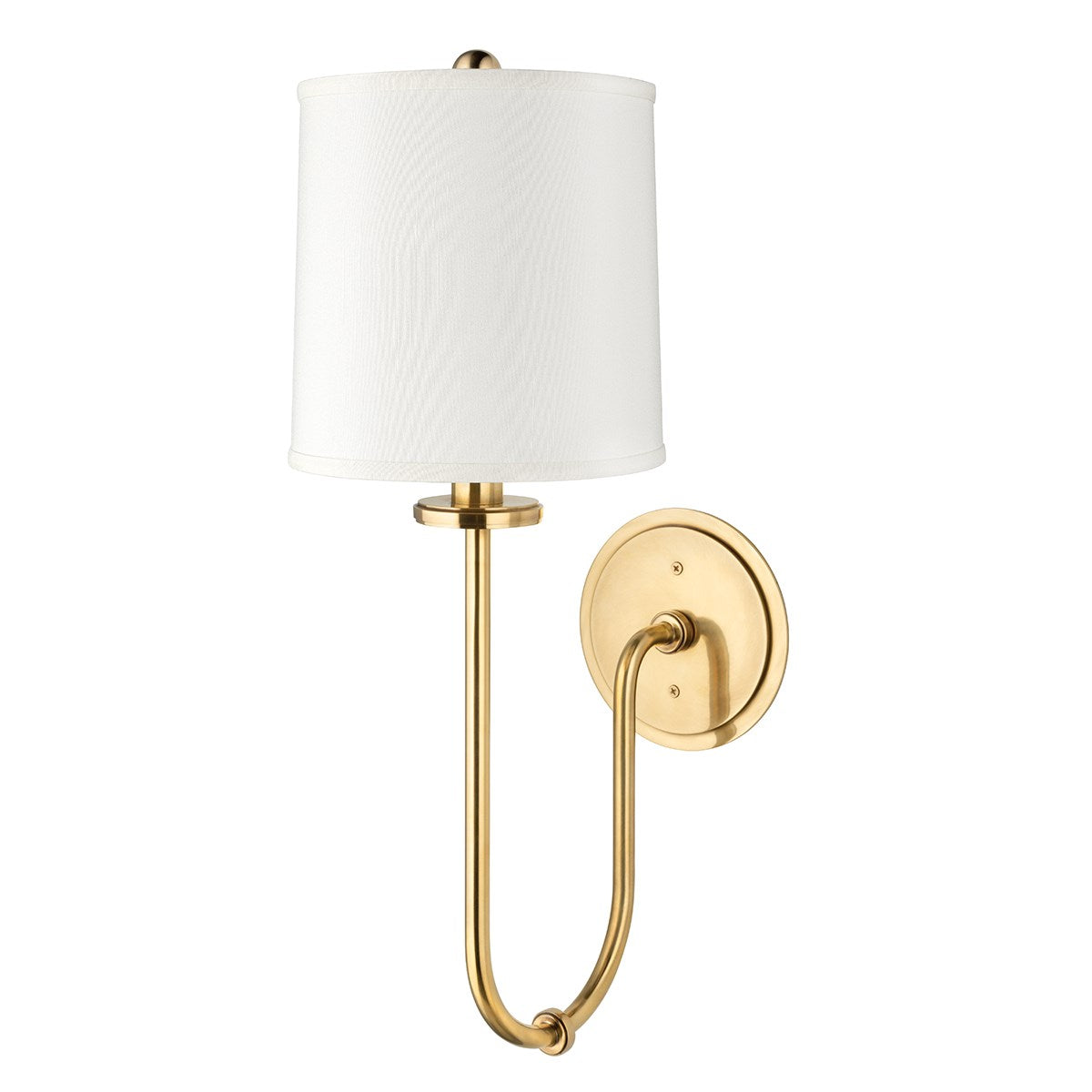 Jericho - 1 LIGHT WALL SCONCE Wall Light Fixtures Hudson Valley Lighting Aged Brass  