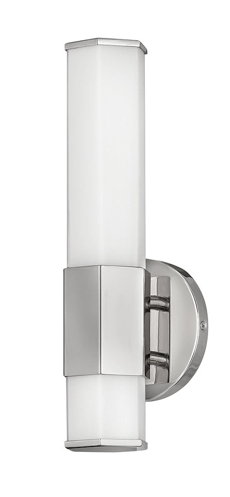 HINKLEY FACET Small LED Sconce 51150 Vanity Lights Hinkley Polished Nickel  