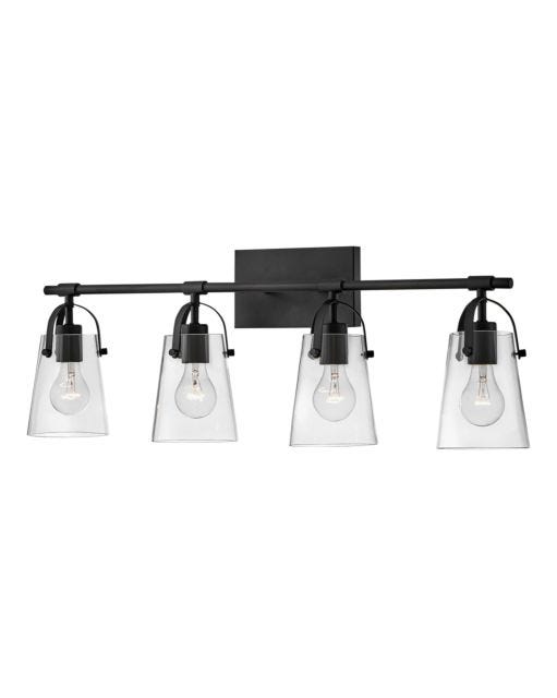 HINKLEY FOSTER Four Light Vanity 5134 Wall Light Fixtures Hinkley   