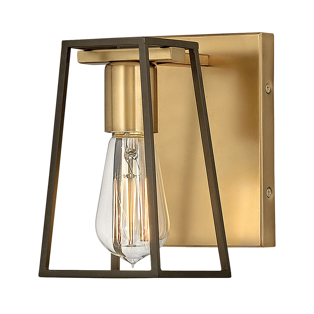 HINKLEY FILMORE Single Light Vanity 5160 Wall Light Fixtures Hinkley Heritage Brass  