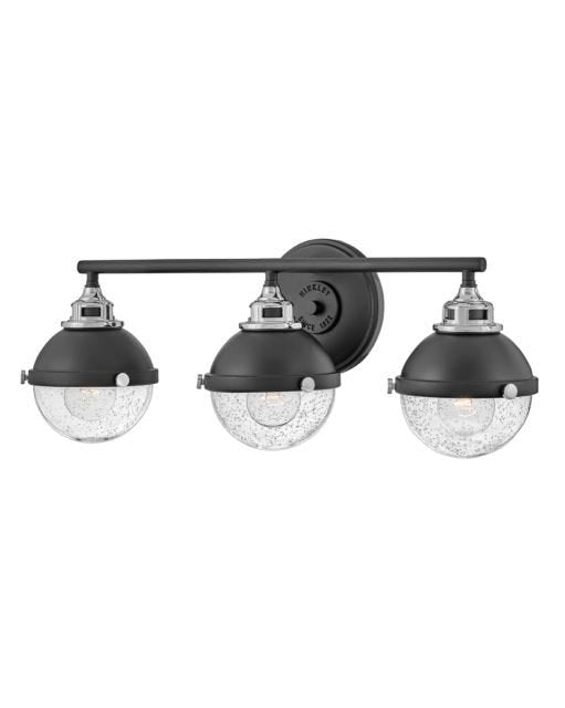 HINKLEY FLETCHER Three Light Vanity 5173 Vanity Lights Hinkley   