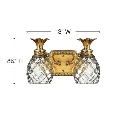 HINKLEY PLANTATION Two Light Vanity 5312