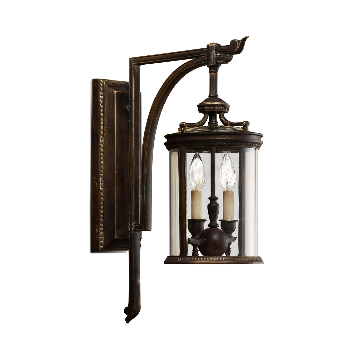 Fine Art Louvre Outdoor Wall Mount Outdoor Wall Lights Fine Art Handcrafted Lighting Bronze 8x22 