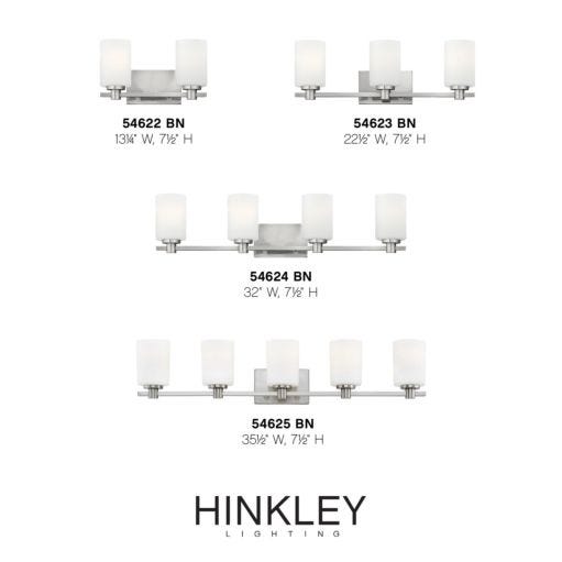 HINKLEY KARLIE Single Light Vanity 54620 Vanity Lights Hinkley   