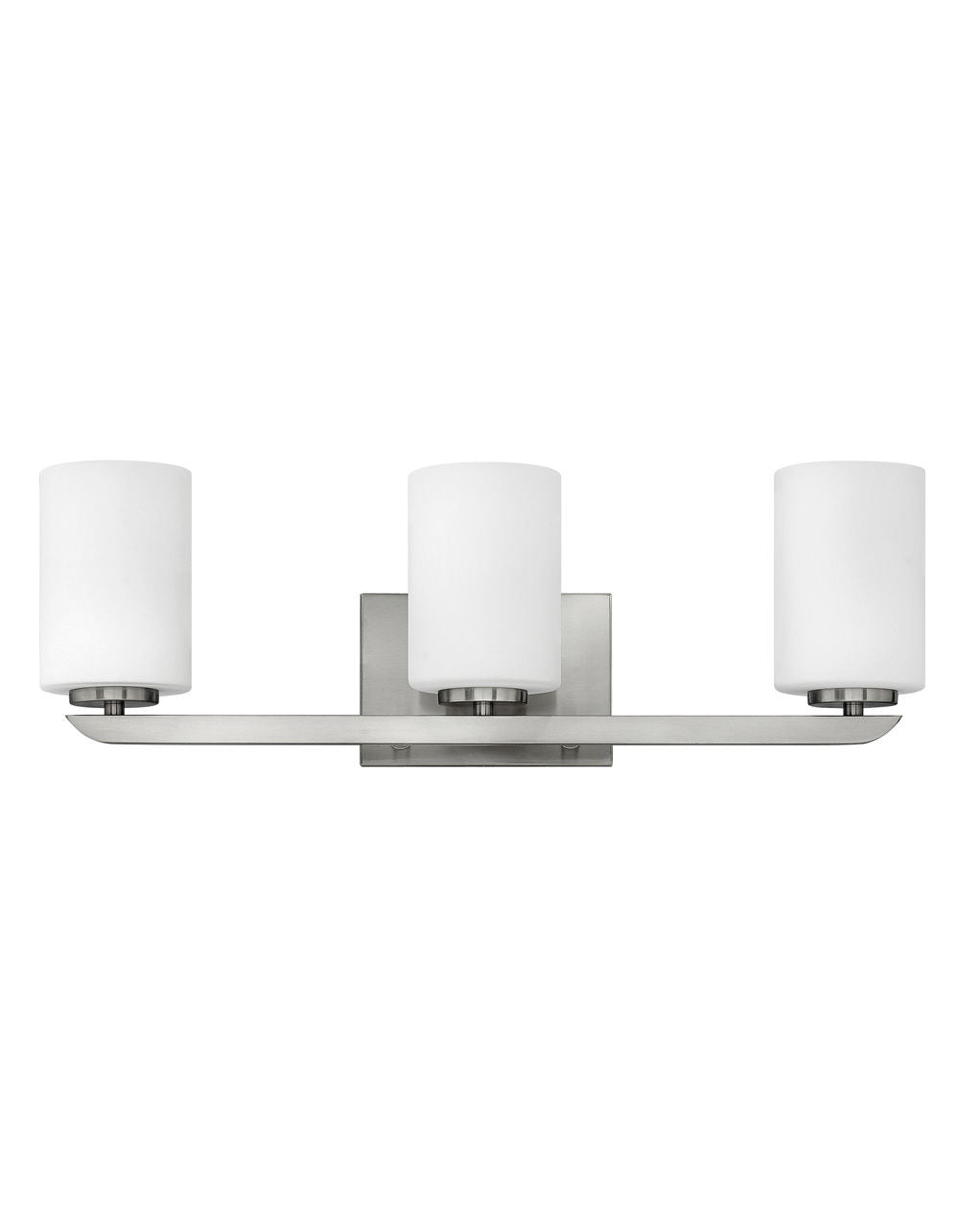 HINKLEY KYRA Three Light Vanity 55023 Vanity Lights Hinkley Brushed Nickel  