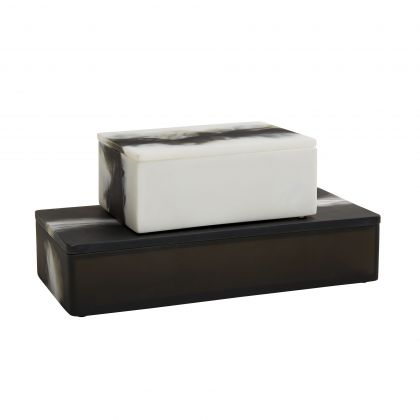 Arteriors Hollie Boxes, Set of 2 5623 Décor/Home Accent Arteriors   