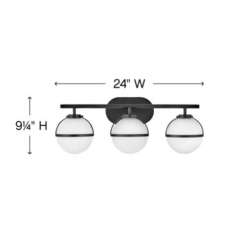 HINKLEY HOLLIS Three Light Vanity 5663