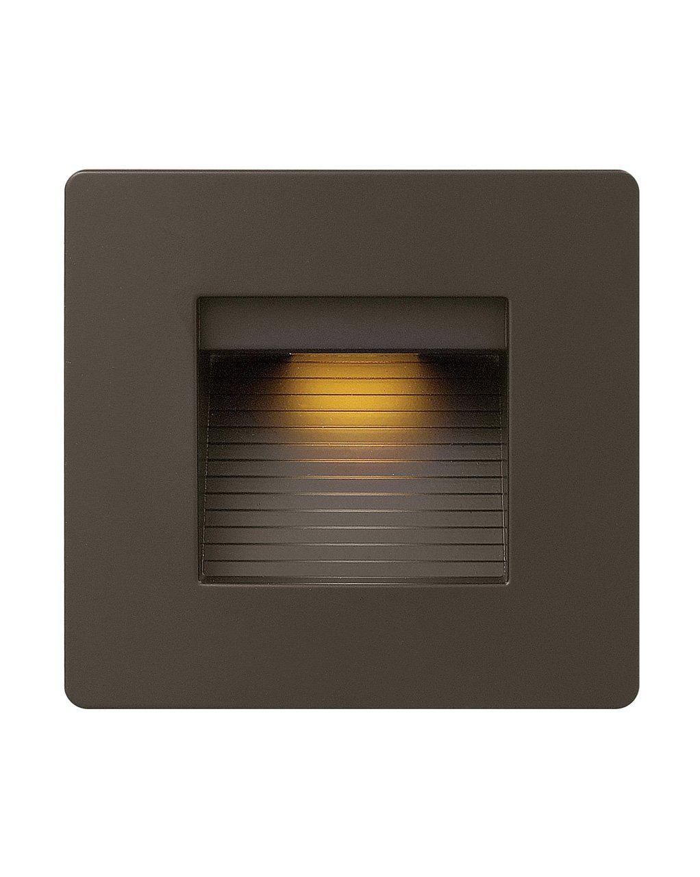 Hinkley  Luna Step Light 120v Horizontal Double Gang 2700K Outdoor Wall Lights Hinkley   