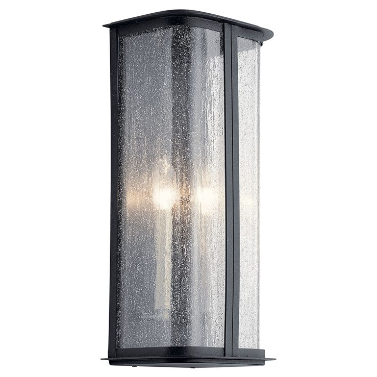 Kichler Timmin  Outdoor Wall Outdoor Wall Lights Kichler Distressed Black 8.5x18.25 