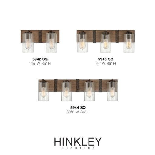 HINKLEY SAWYER Single Light Vanity 5940 Wall Light Fixtures Hinkley   