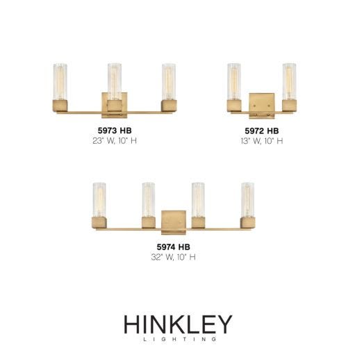 HINKLEY XANDER Single Light Vanity 5970 Vanity Lights Hinkley   