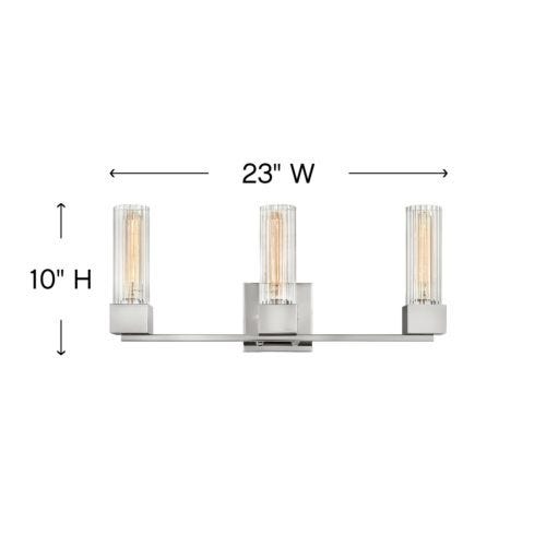 HINKLEY XANDER Three Light Vanity 5973