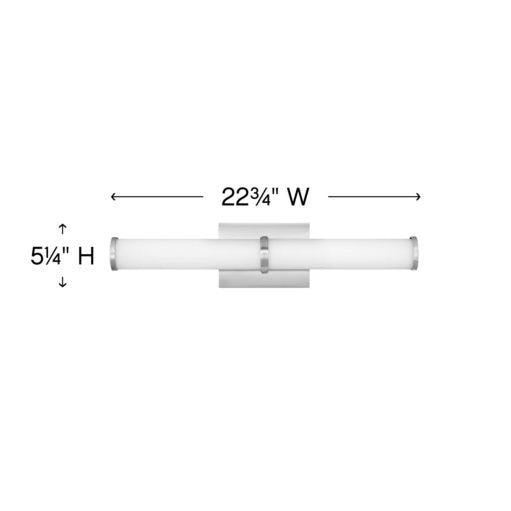 HINKLEY SIMI Medium LED Vanity 59923