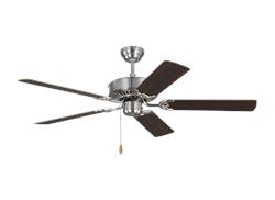 Monte Carlo 52" Haven Ceiling Fan 5HV52 Ceiling Fan Monte Carlo Brushed Steel  