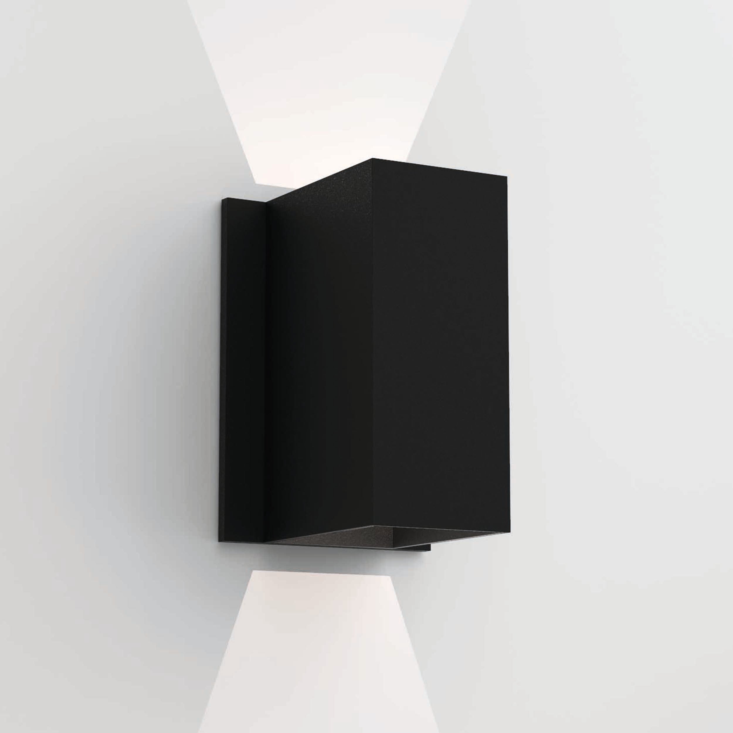 Astro Lighting Oslo Wall Sconces Astro Lighting 4.17x4.33x6.3 Textured Black Yes (Integral), High Power LED