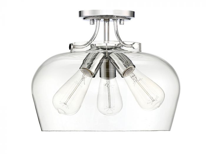 Savoy House Octave 3 Light Semi Flush 6-4035-3 Ceiling Semi Flush Mounts Savoy House   