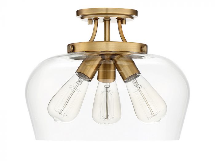 Savoy House Octave 3 Light Semi Flush 6-4035-3