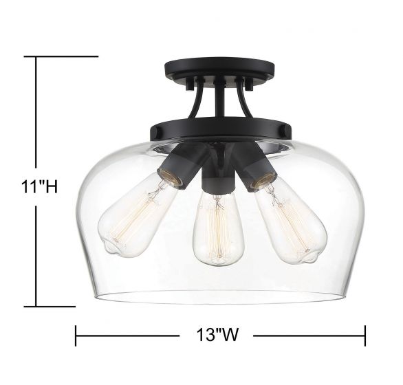 Savoy House Octave 3 Light Semi Flush 6-4035-3