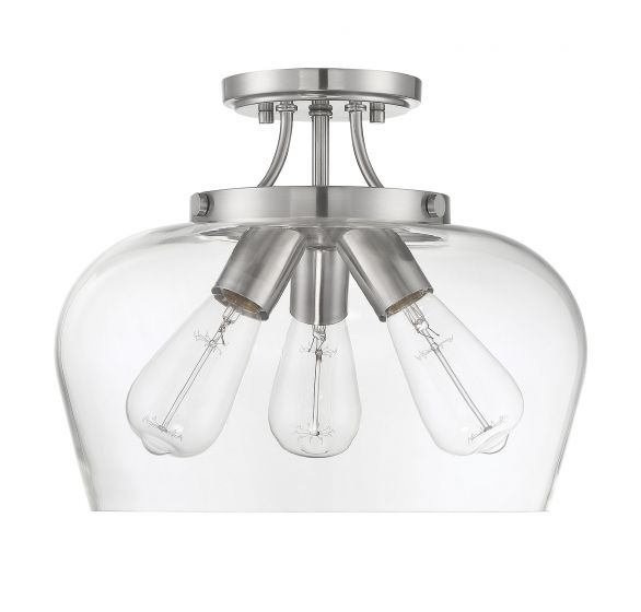 Savoy House Octave 3 Light Semi Flush 6-4035-3 Ceiling Semi Flush Mounts Savoy House   