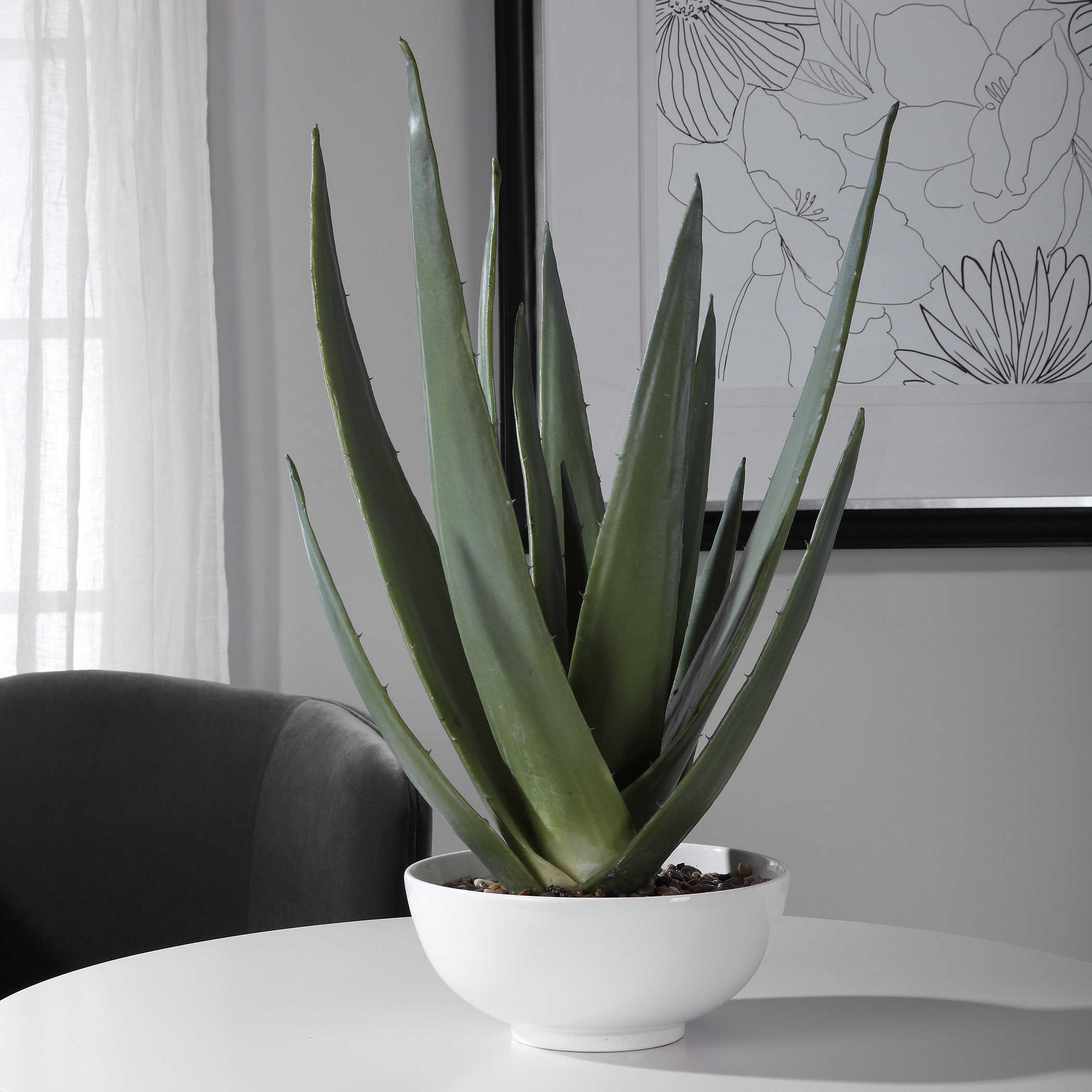 Uttermost Evarado Aloe Planter