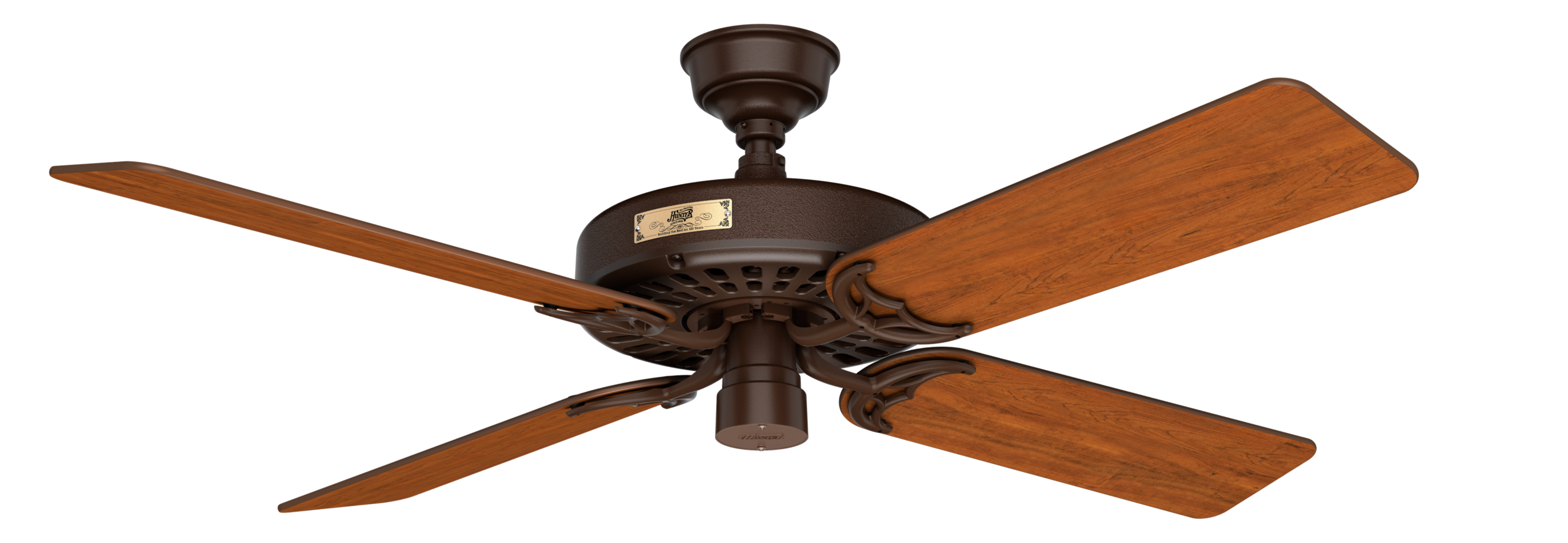 Hunter 52 inch Hunter Original Damp Rated Ceiling Fan and Pull Chain Indoor Ceiling Fans Hunter   