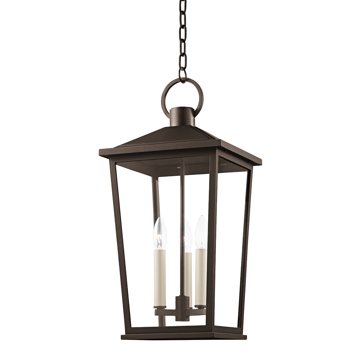 Troy SOREN 3 LIGHT LARGE EXTERIOR LANTERN F8911 Outdoor l Wall Troy Lighting TEXTURED BRONZE W/ HL  