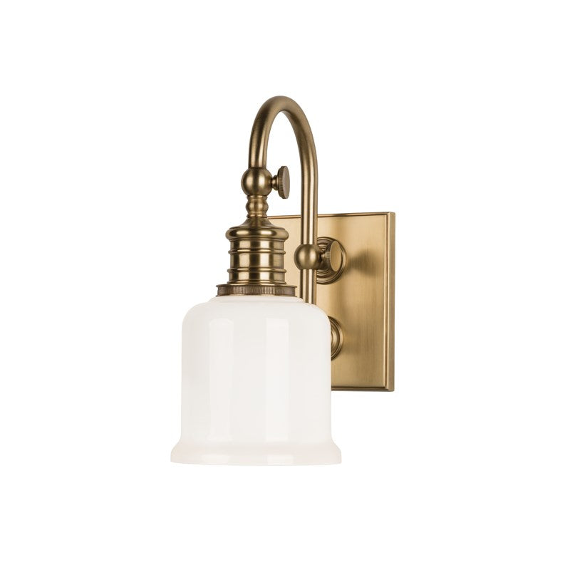 Keswick - 1 LIGHT BATH BRACKET Wall Light Fixtures Hudson Valley Lighting Aged Brass  