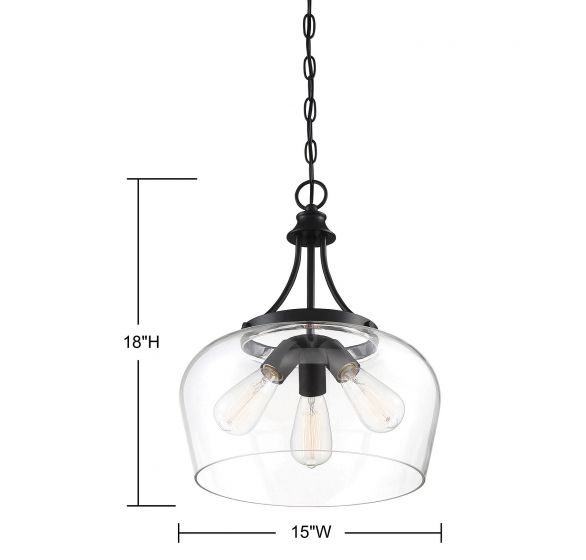 Savoy House Octave 3 Light Pendant Pendants Savoy House   