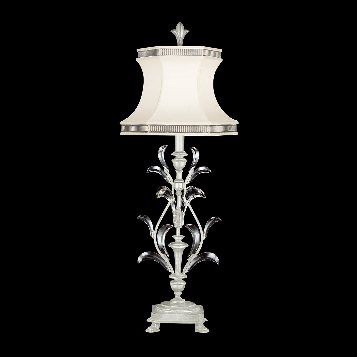 Fine Art Beveled Arcs 41" Table Lamp Table Lamps Fine Art Handcrafted Lighting Silver Leaf  