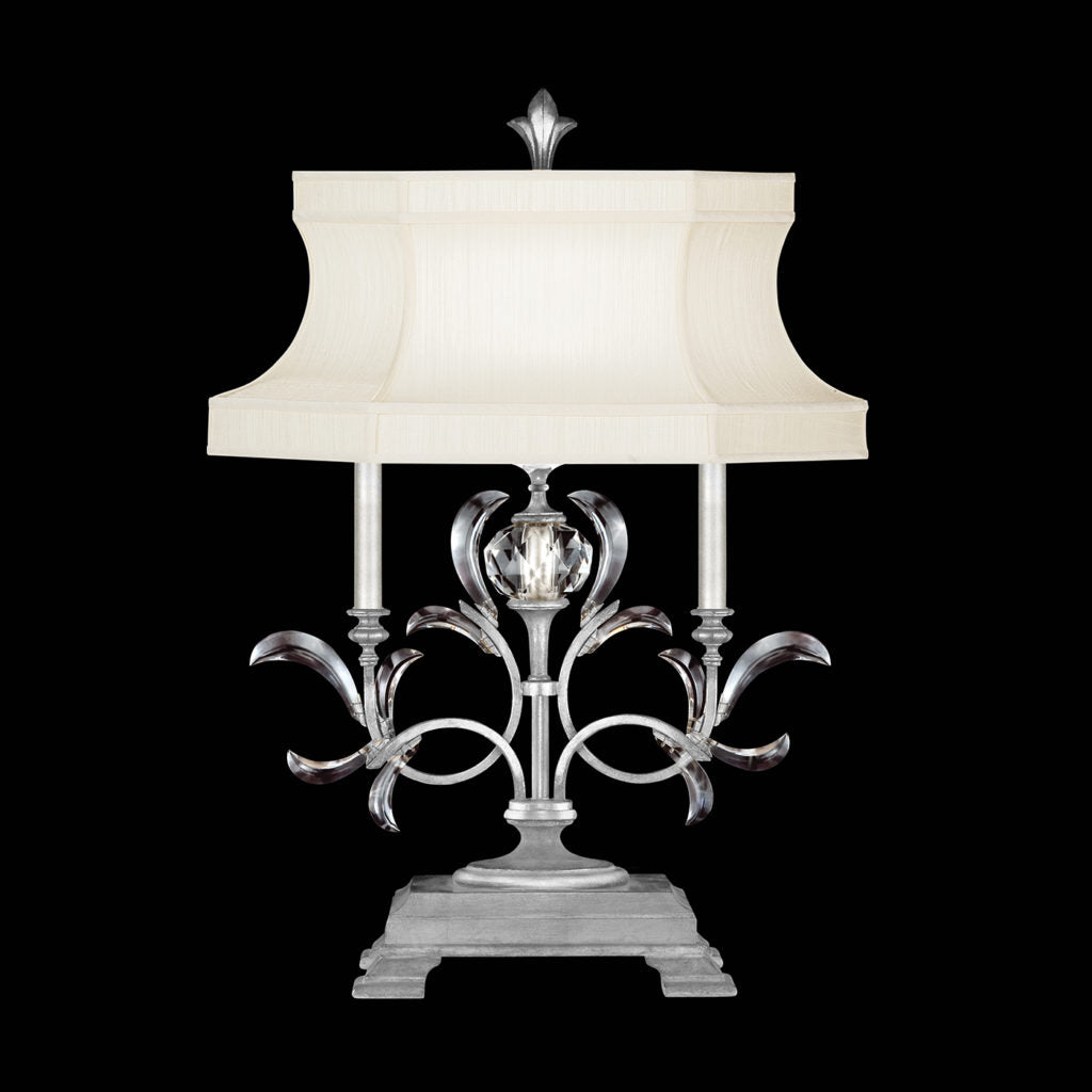 Fine Art Beveled Arcs 34" Table Lamp Table Lamps Fine Art Handcrafted Lighting Silver Leaf  