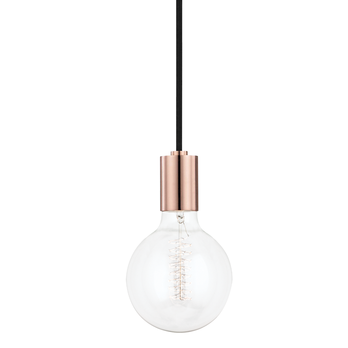 Hudson Valley Lighting Ava 1 Light Pendant H109701 Pendants Mitzi Polished Copper  