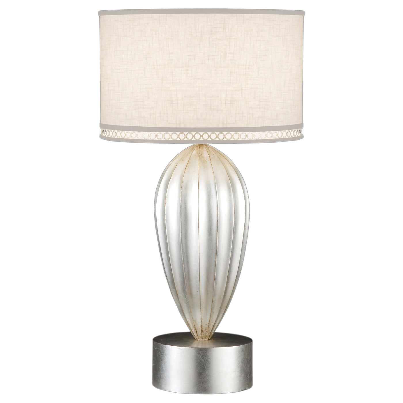 Fine Art Handcrafted Lighting Allegretto 33" Table Lamp Lamp Fine Art Handcrafted Lighting Silver  