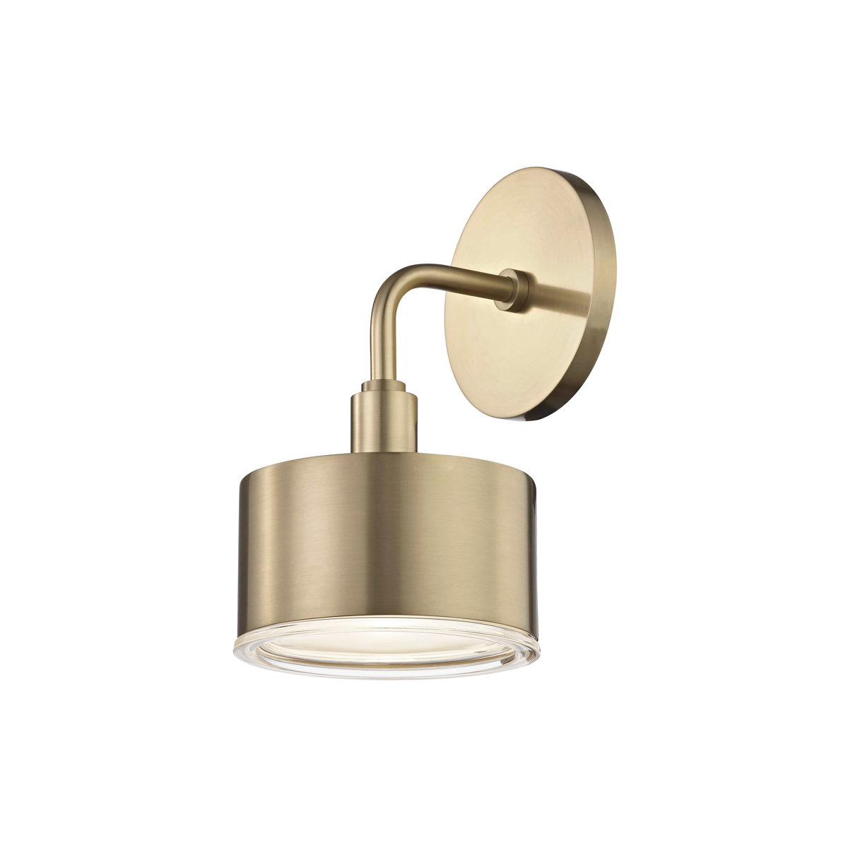 Hudson Valley Lighting Nora 1 Light Sconces H159101 Wall Sconces Mitzi Aged Brass  