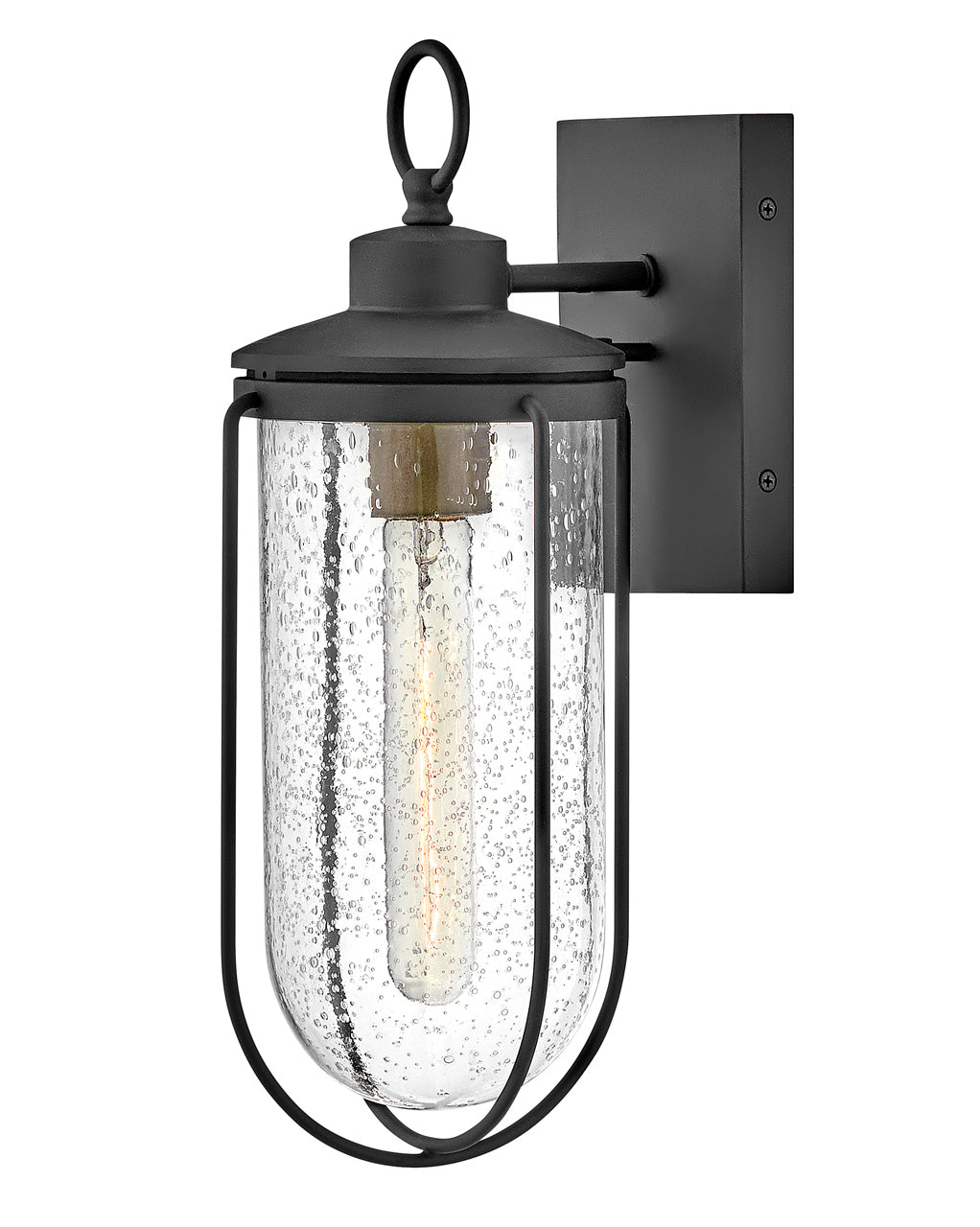 Lark MOBY Small Wall Mount Lantern L82030 Outdoor l Wall Lark Museum Black  