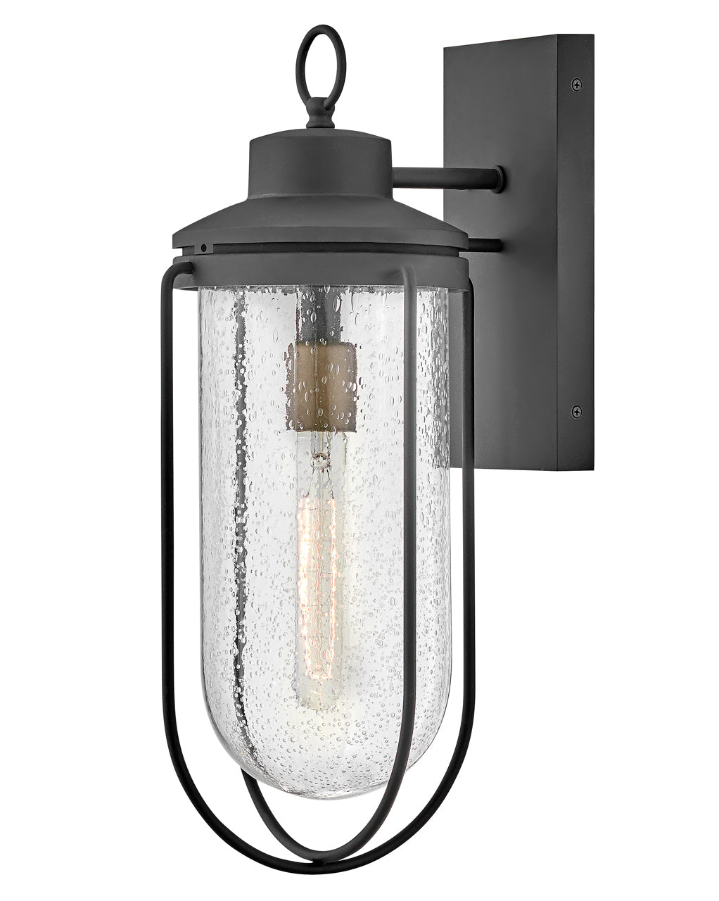 Lark MOBY Medium Wall Mount Lantern L82034 Outdoor l Wall Lark Museum Black  