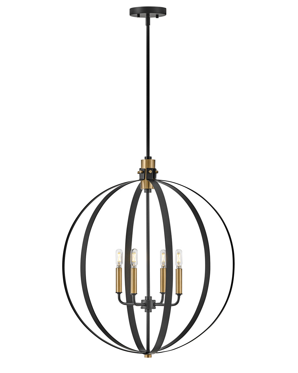 Lark CIRQUE Medium Orb L83034 Chandeliers Lark Black  