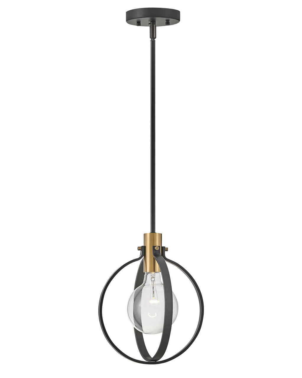 Lark CIRQUE Single Light Pendant L83037 Mini Pendant Lark Black  