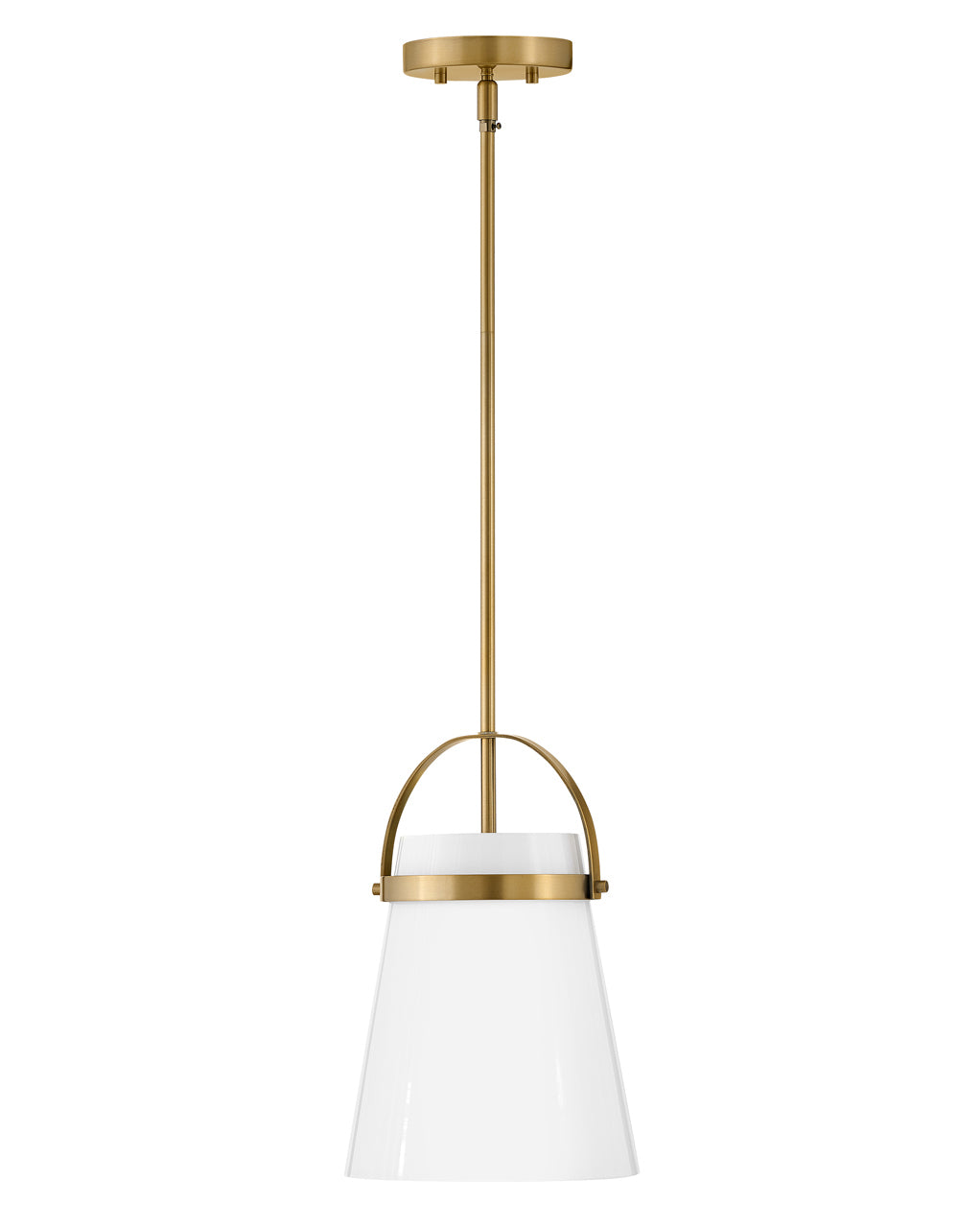 Lark TORI Single Light Convertible Pendant L83057 Mini Pendant Lark Lacquered Brass  