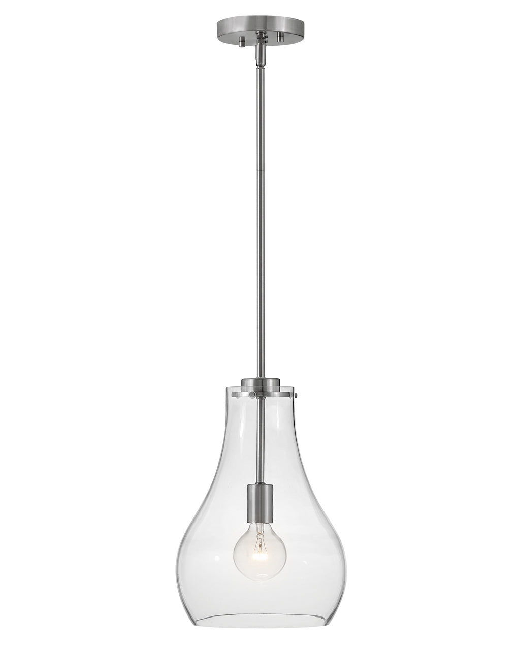 Lark FRANKIE Single Light Pendant L83117 Mini Pendant Lark Brushed Nickel  