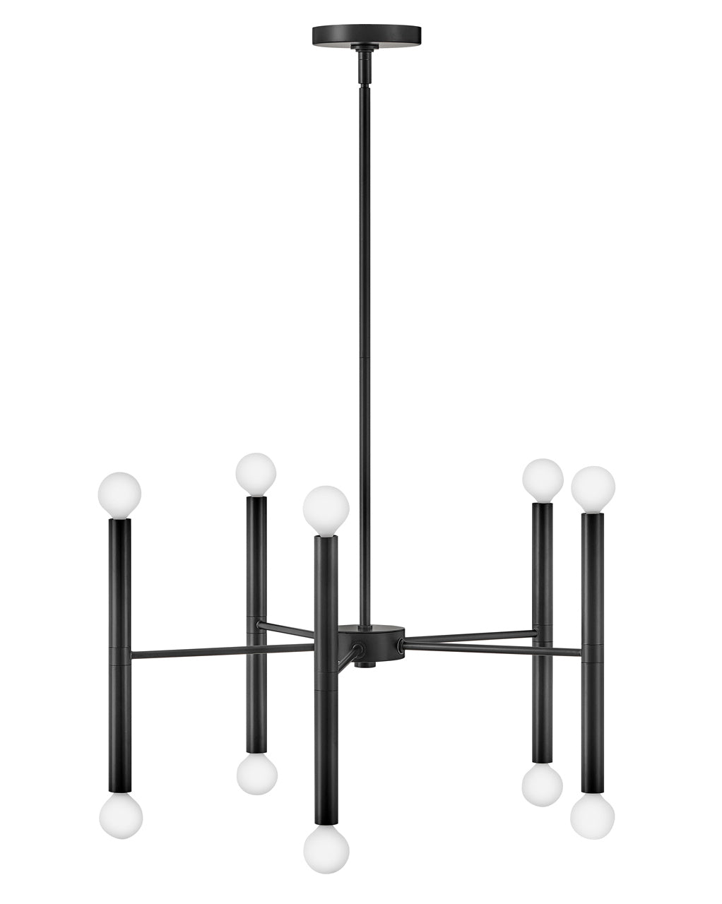 Lark MILLIE Medium Multi Tier L83198 Chandeliers Lark Black  