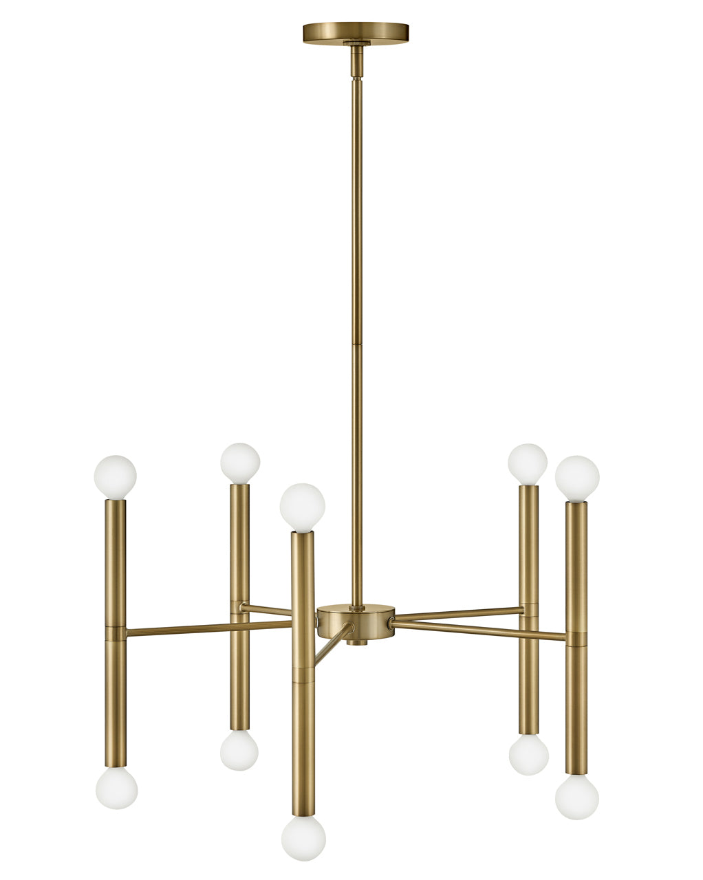 Lark MILLIE Medium Multi Tier L83198 Chandeliers Lark Lacquered Brass  