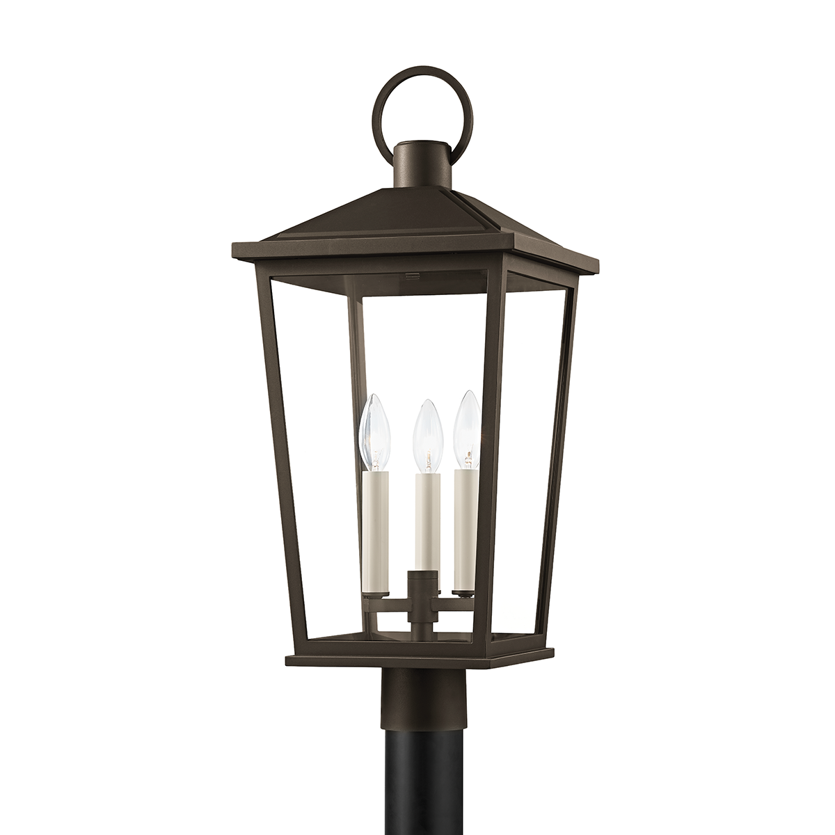 Troy SOREN 3 LIGHT LARGE EXTERIOR POST P8921 Outdoor l Post/Pier Mounts Troy Lighting TEXTURED BRONZE W/ HL  