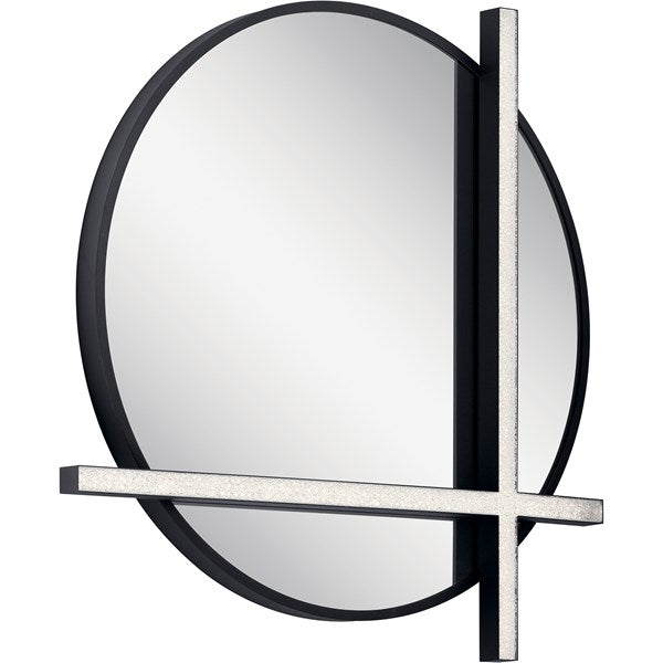 Kichler Kemena™ LED Lighted Mirror Matte Black 84163 Mirror Kichler   