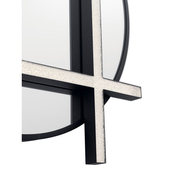 Kichler Kemena™ LED Lighted Mirror Matte Black 84163 Mirror Kichler Matte Black  