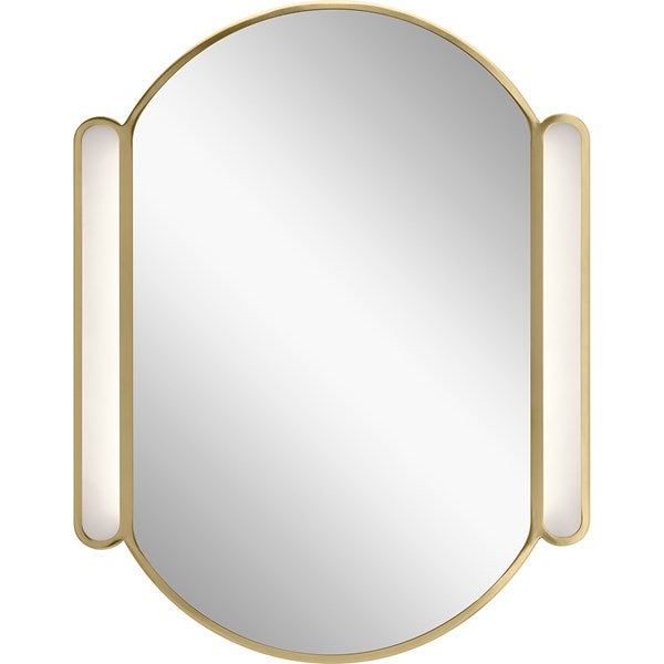 Kichler Phaelan 30" LED Oval Mirror Champagne Gold 84165 Mirrors Kichler   