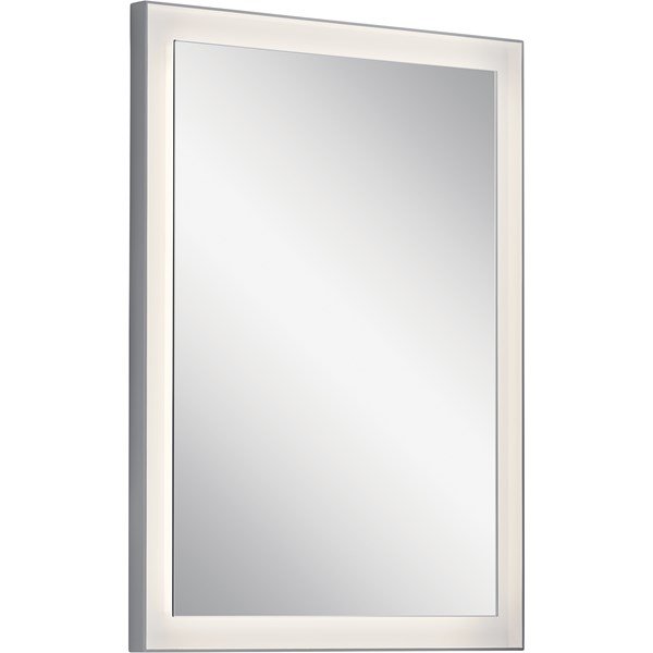 Kichler Ryame™ 24" Lighted Mirror 84168 Mirrors Kichler Matte Silver  