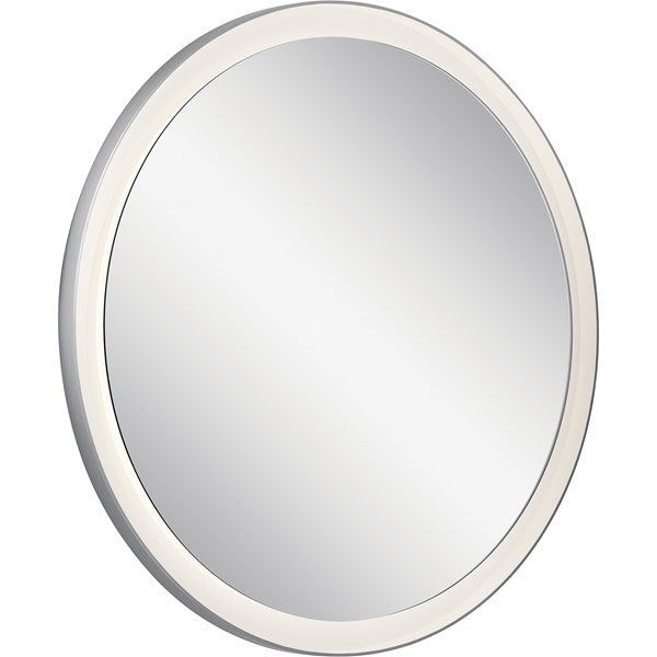 Kichler Ryame Round Lighted Mirror 84170 Mirrors Kichler Matte Silver  