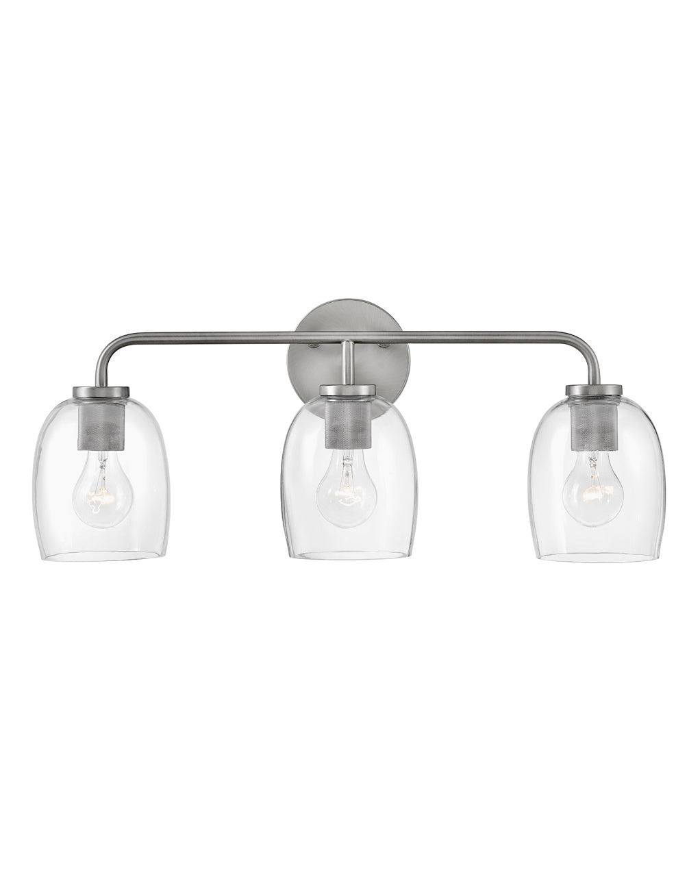 Lark PERCY Three Light Vanity L85013 Vanity Lights Lark Antique Nickel  