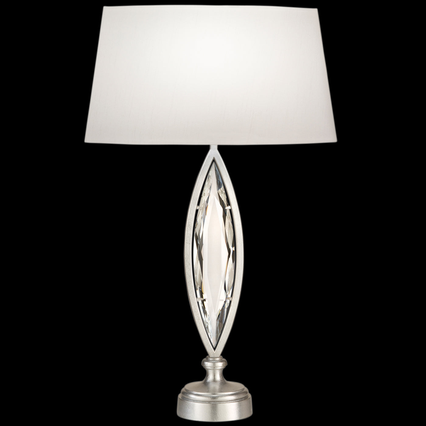 Fine Art Marquise 29" Table Lamp Table Lamps Fine Art Handcrafted Lighting Silver  