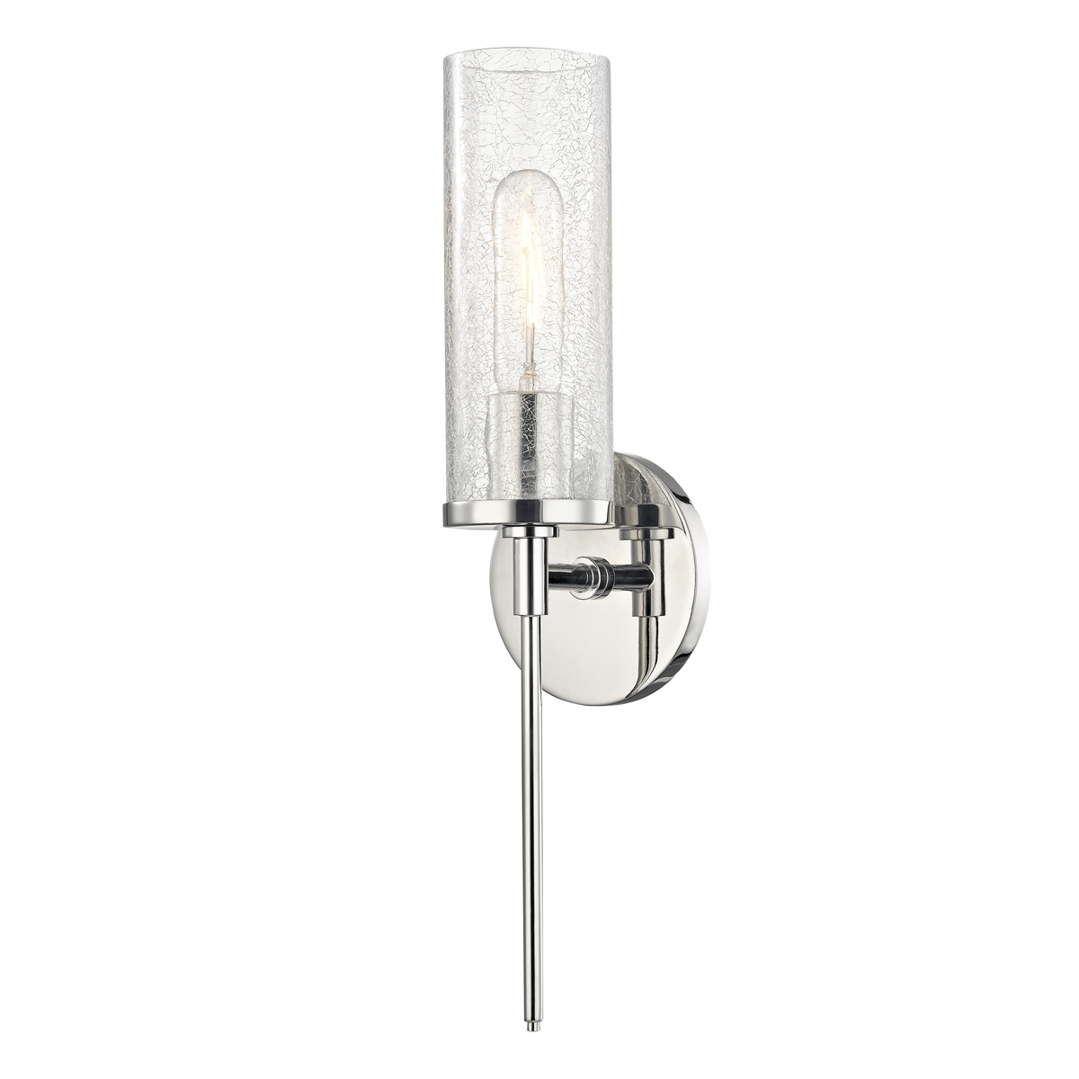 Hudson Valley Lighting Olivia 1 Light Sconces H220101 Wall Light Fixtures Mitzi Polished Nickel  